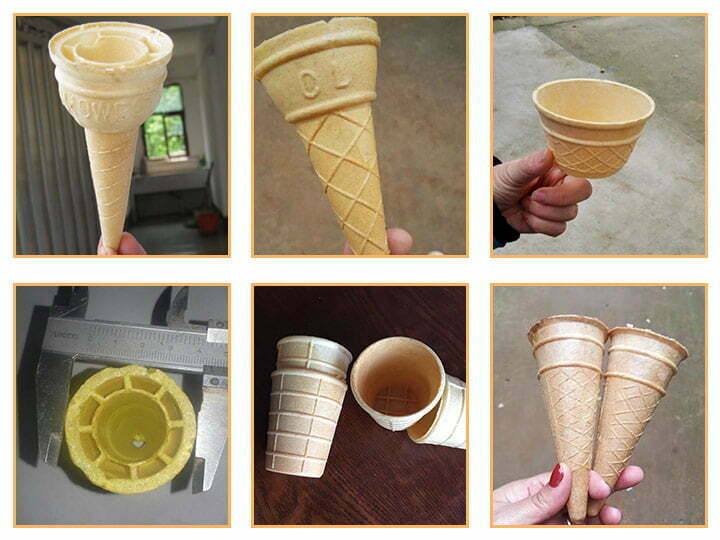 wafer cones with different shapes